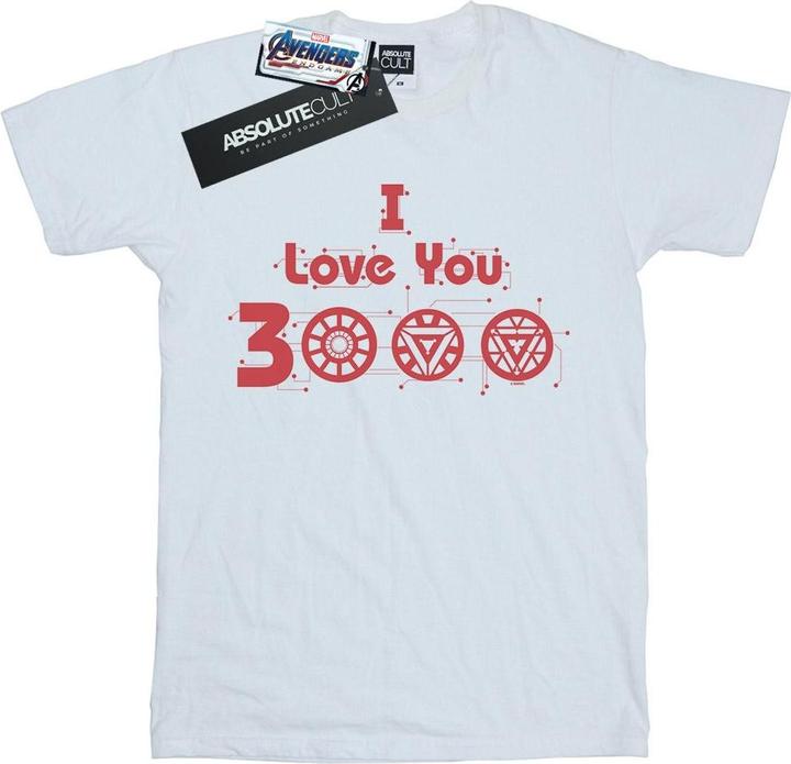 Actual product image Mens Avengers Endgame I Love You 3000 Circuits T-Shirt (M)