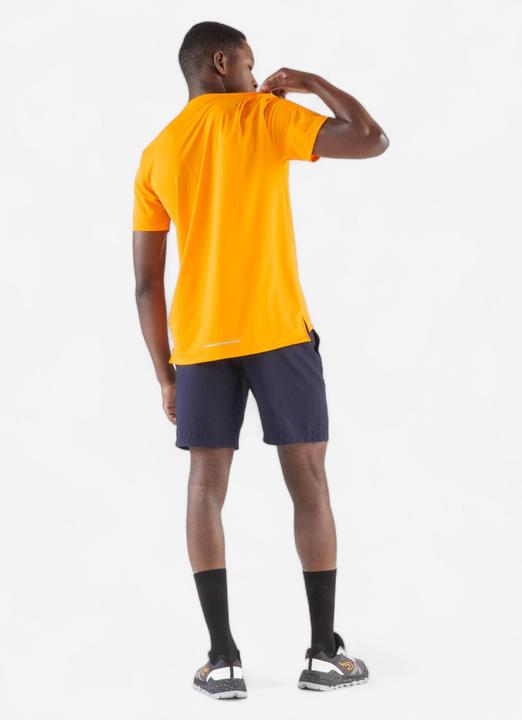 Actual product image Kiprun Men's Breathable Running T-shirt-Dry 500-Orange (M)