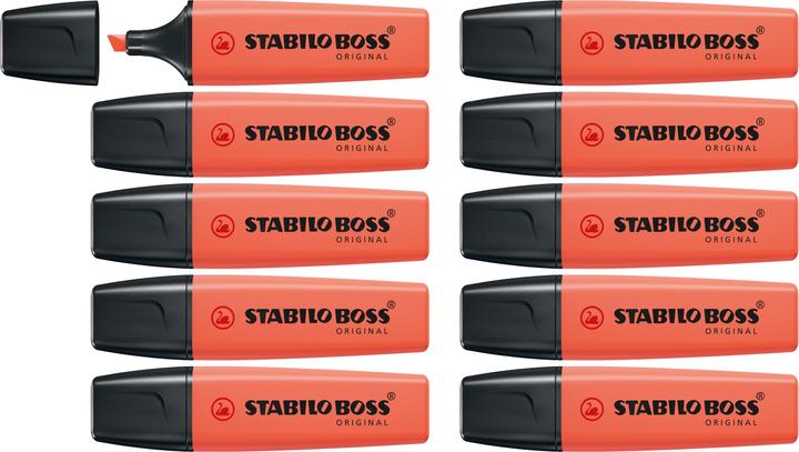 Produktbild STABILO BOSS ORIGINAL Pastel Textmarker (Korallenrot, 5 mm, 1 x)