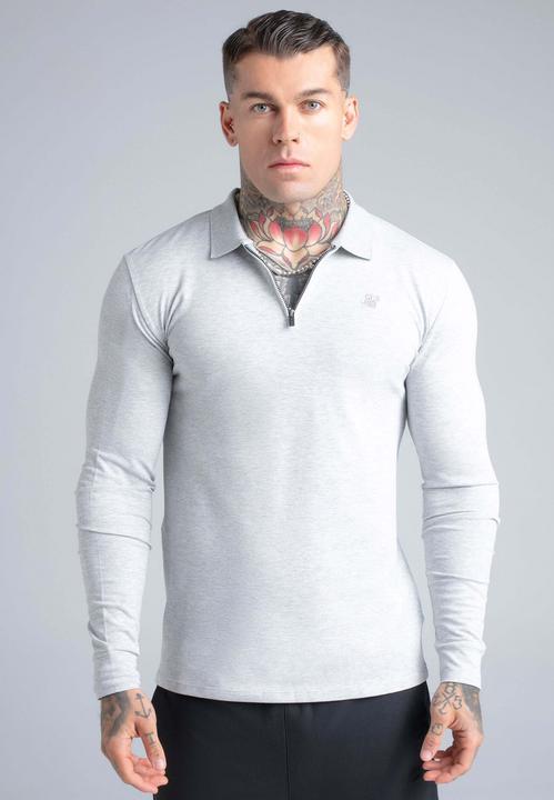 Produktbild Siksilk Langarmpolo Longlseeved Zip (L)
