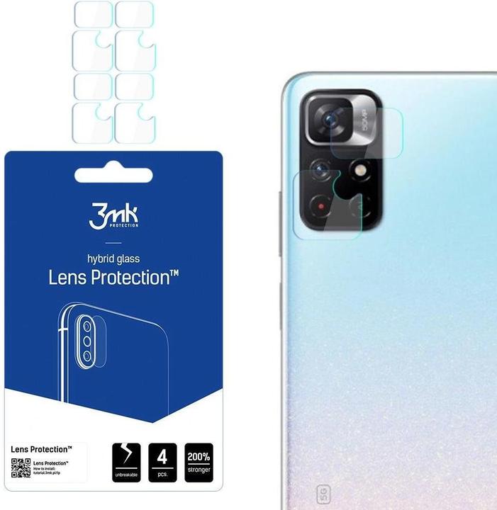 Produktbild 3MK Kamera-Schutzglas, Kameraglas (4 Stk., Xiaomi Redmi Note 11 5G, Xiaomi Redmi Note 11S)