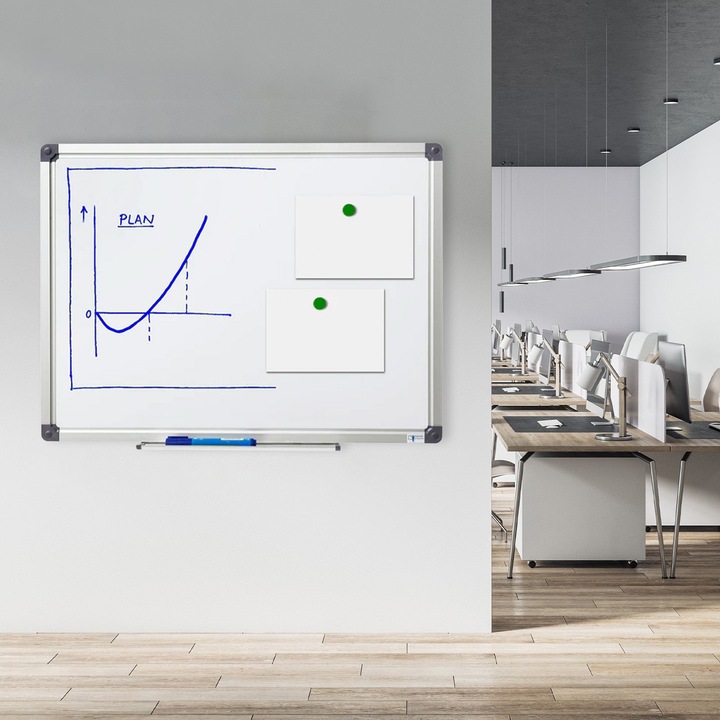 Produktbild Office Marshal Whiteboard (90 x 120 cm)