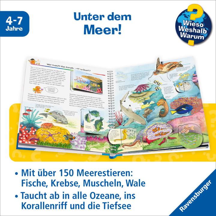 Image du produit Ravensburger Wir entdecken Meerestiere (Allemand, Andrea Erne, 2015)