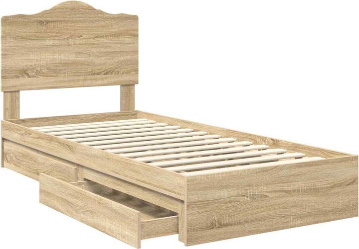 Image du produit vidaXL Aufbewahrungsbettgestell (100 x 200 cm)