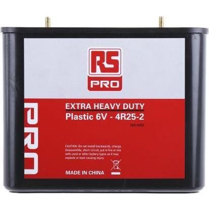 Rs Pro, Taschenlampe Zubehör, RS 4R25-2 Lantern Battery 6V, 15Ah