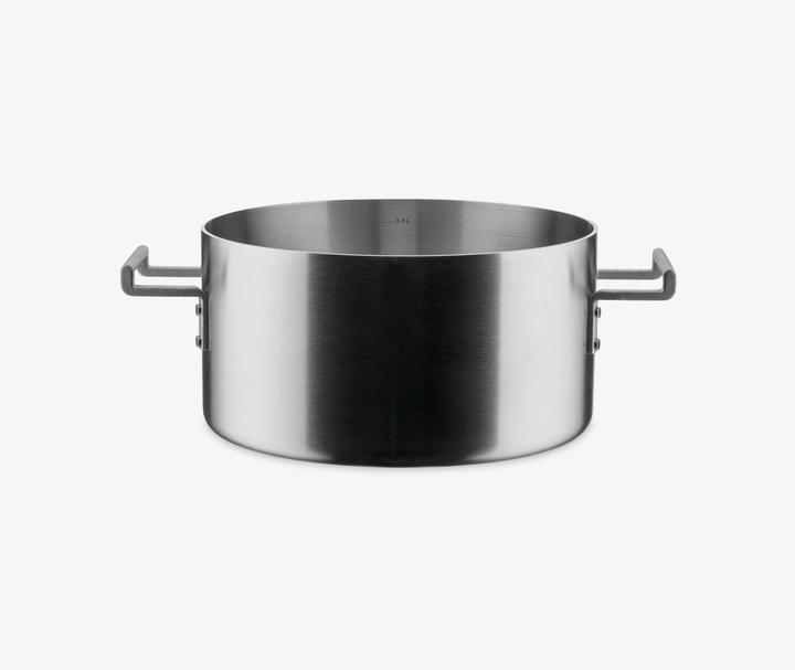 Actual product image Alessi Marmite à légumes CONVIVIO argentée (Casserole + Stewpot, Saucepan, Aluminium, Steel, 20 x 10 cm)