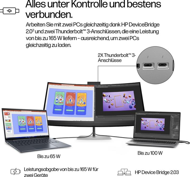 Produktbild HP 740pm Docking Display (5120 x 2160 Pixel, 39.70")