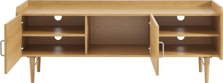 Actual product image Sorelh TV - Möbel TWIGGY Eiche Furnier 57cm (150 x 41.50 x 57.50 cm)