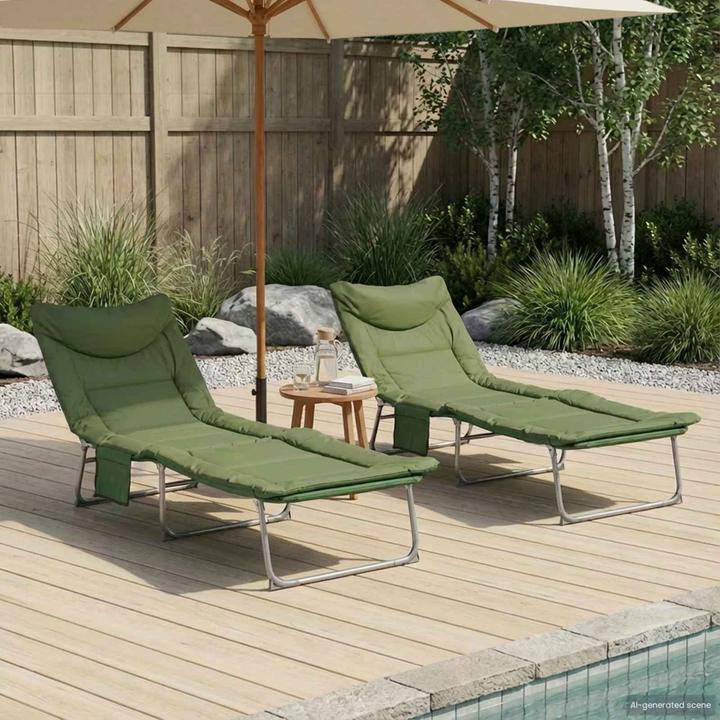 Produktbild vidaXL Faltbare Liege (191 cm)