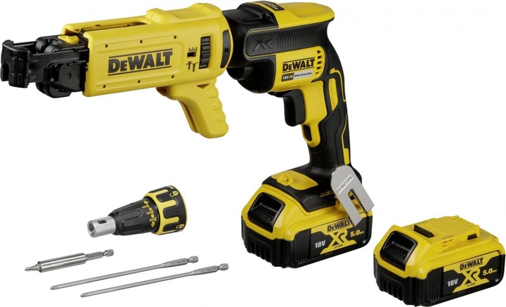 Actual product image DeWalt DCF620P2KQW Battery Magazine Screwdriver (Rechargeable battery operated)