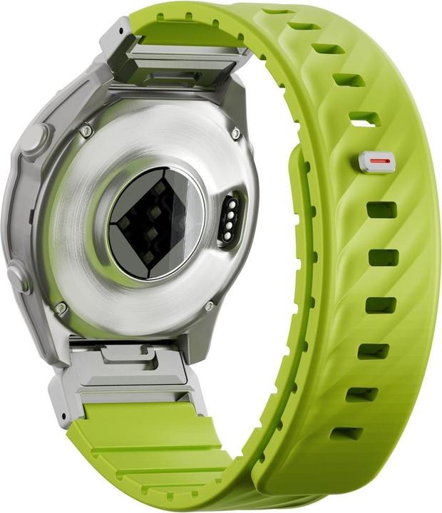 Uniq Fluo Strap for Garmin 26mm Lime (26 mm, Plastic, Silicon, Stainless steel)