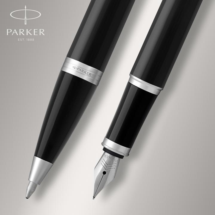Produktbild Parker Füllfederhalter DuoSet IM C.C. Schwarz (Black, Silber, 2x)