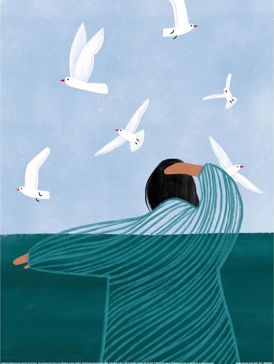 Bea Muller Seaside Serenity bedruckt (50 x 40 cm)