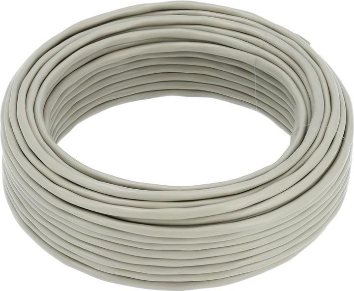 Image du produit Hama Câble téléphonique, 4 fils, blindé, rouleau, 25 m