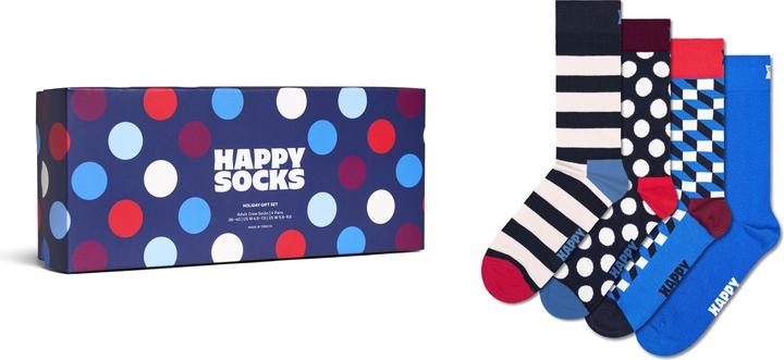 Produktbild Happy Socks 4-Pack Navy Socks Gift Set (4er Pack, 41 - 46)