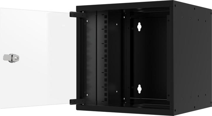 Actual product image EFB Elektronik EFB 10" wall-mounted enclosure 9U, depth 300mm 1-piece, RAL9005 (9 RU, 10 inch rack)