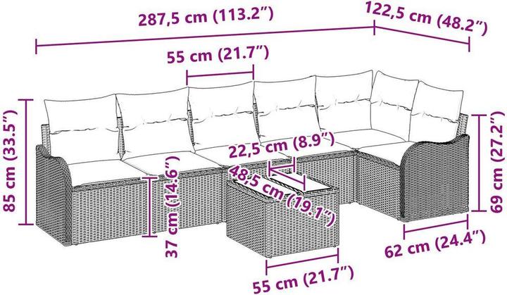 Produktbild vidaXL Caitlin