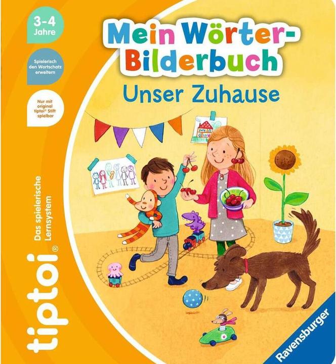 Immagine prodotto tiptoi Mein Wörter-Bilderbuch: Unser Zuhause (Tedesco, Frisona inca, Martina Leykamm, Susanne Gernhäuser, 2022)