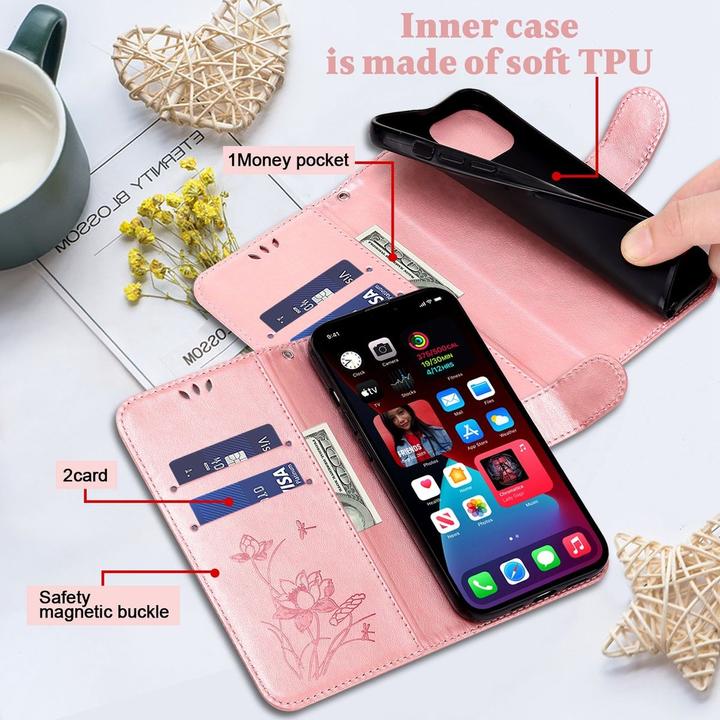 Actual product image König Design Case Mobile Protection for Motorola Moto E20 / E30 / E40 Case Cover Wallet Bag (Motorola E30, Motorola Moto E20, Motorola Moto E40)