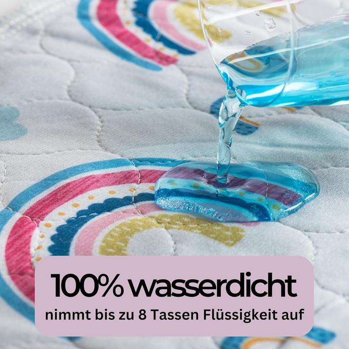 Hygge Sheets Wasserdichte Bettunterlage für Kinder (1 x, Large)