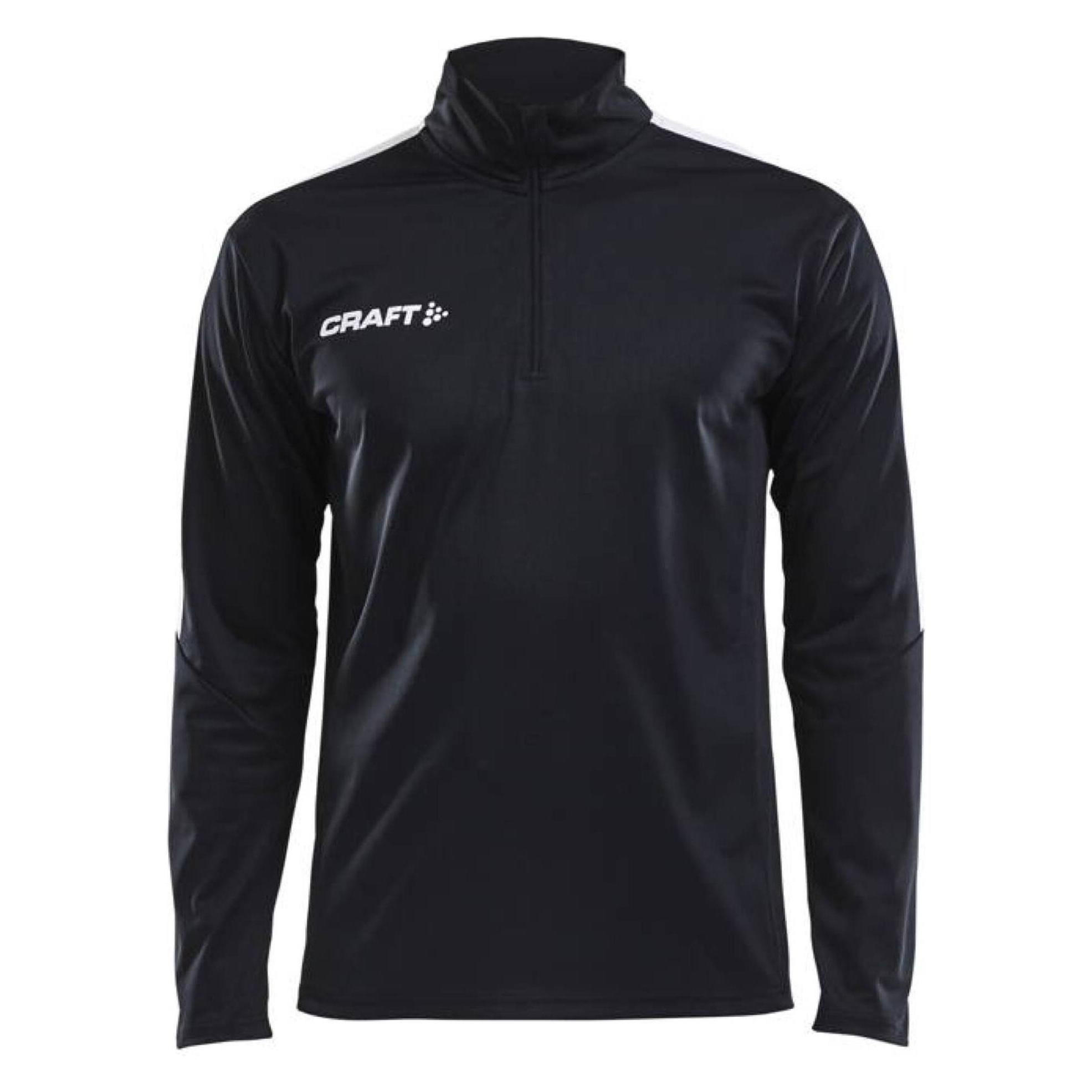 Craft, Herren, Sportshirt, Progress Halfzip Ls Tee M (Xs), Schwarz, Xs