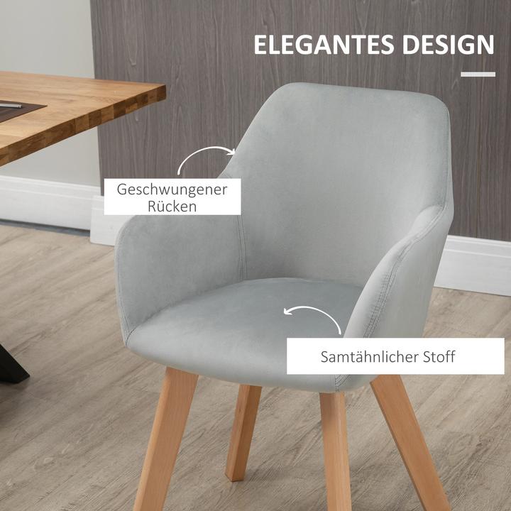 Image du produit Homcom Chaise de salle à manger