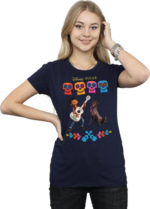 Actual product image Disney Womens/Ladies Coco Miguel Logo Cotton T-Shirt (S)