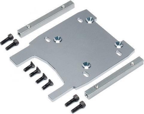 Produktbild HPI Motorplatte grau 4mm Savage XL Octane
