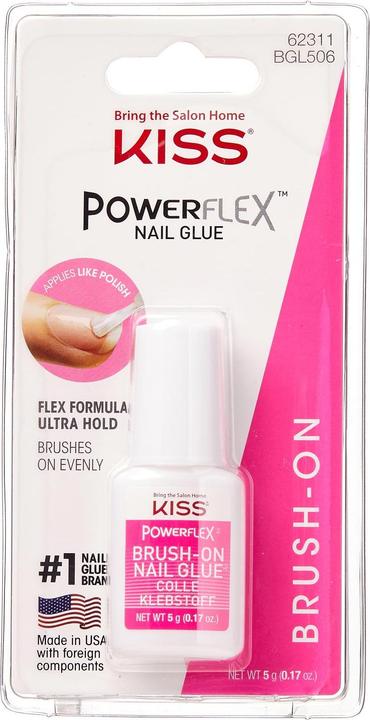 Image du produit KISS PowerFlex Brush-On (Ongles artificiels, Clear)