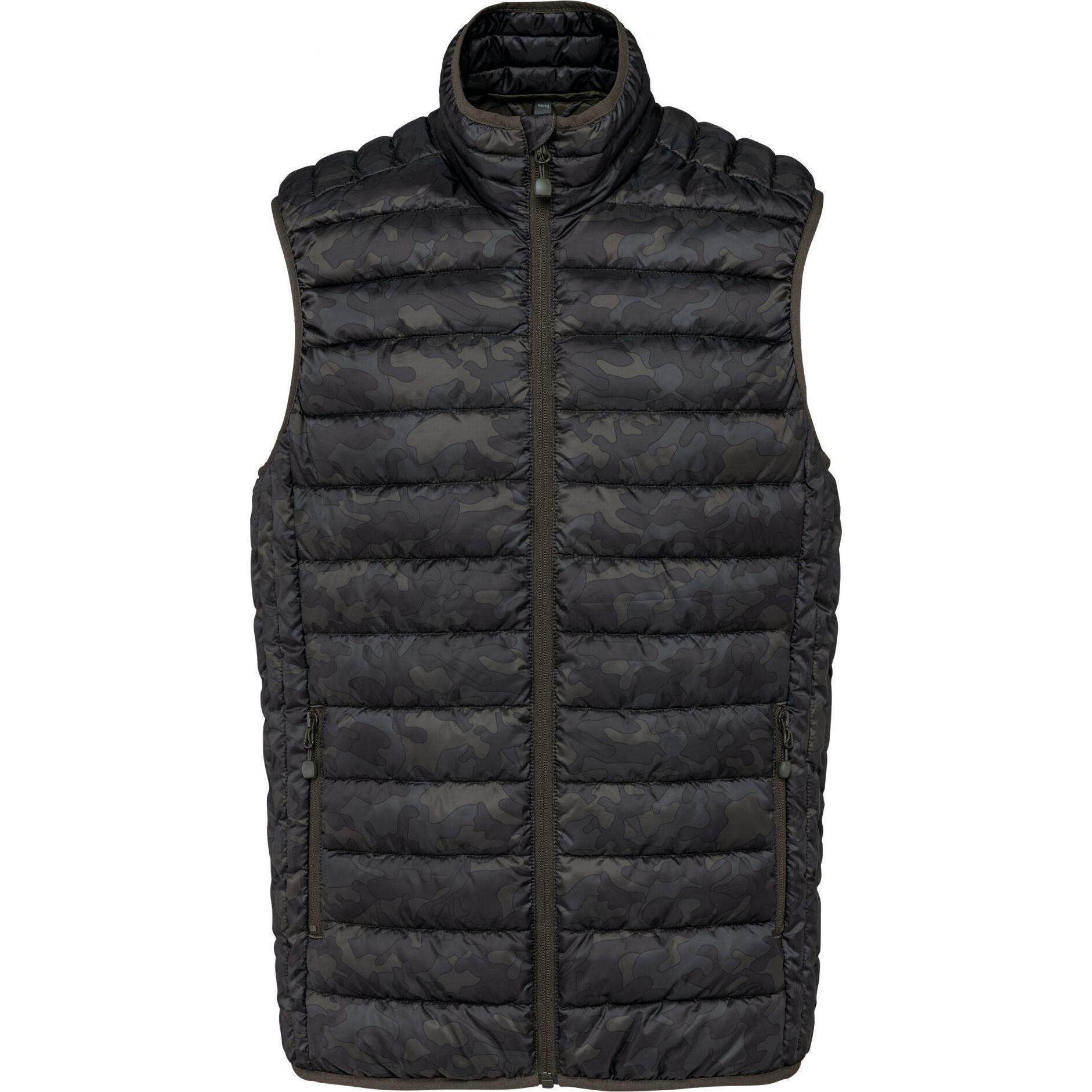 Kariban, Herren, Jacke, Leichte ärmellose Daunenjacke (S), Blau, S