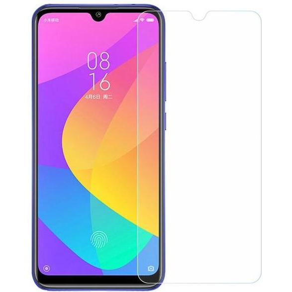 MU Budget Schutzglas Displayschutz (1 Stück, Xiaomi Mi 9 Lite), Smartphone Schutzfolie, Transparent
