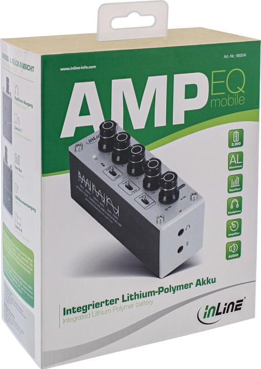Produktbild InLine AmpEQ mobile (Klangregelung, USB-DAC)