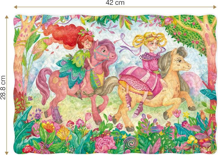 Actual product image D-Toys Puzzle Colourful ponies 239 pieces (239 pieces)