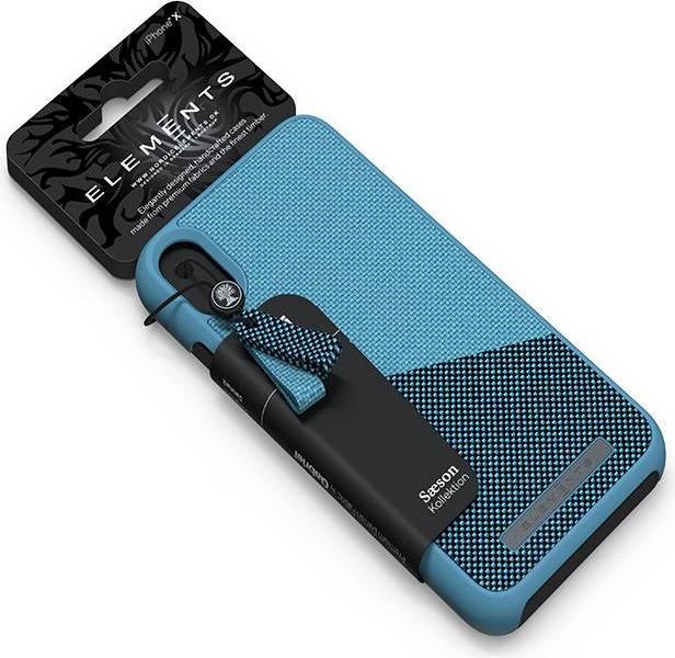 Actual product image Nordic Elements Freja English - iPhone Xs Max case (Petrol) (Apple iPhone XS Max)