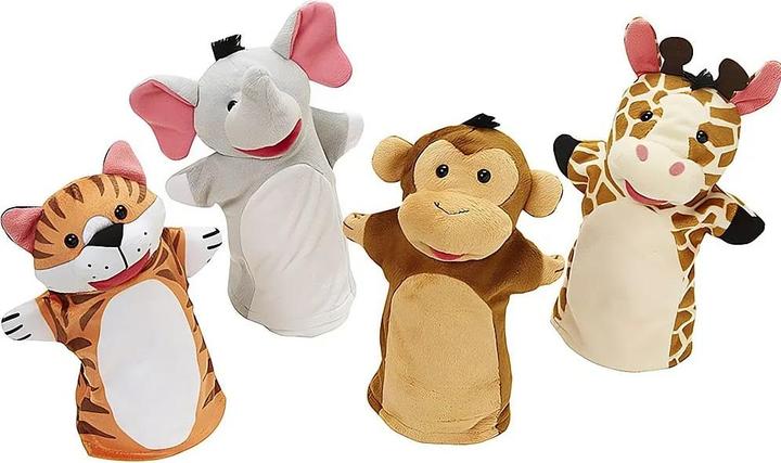 Productafbeelding Melissa & Doug Zoo Friends Hand Puppets
