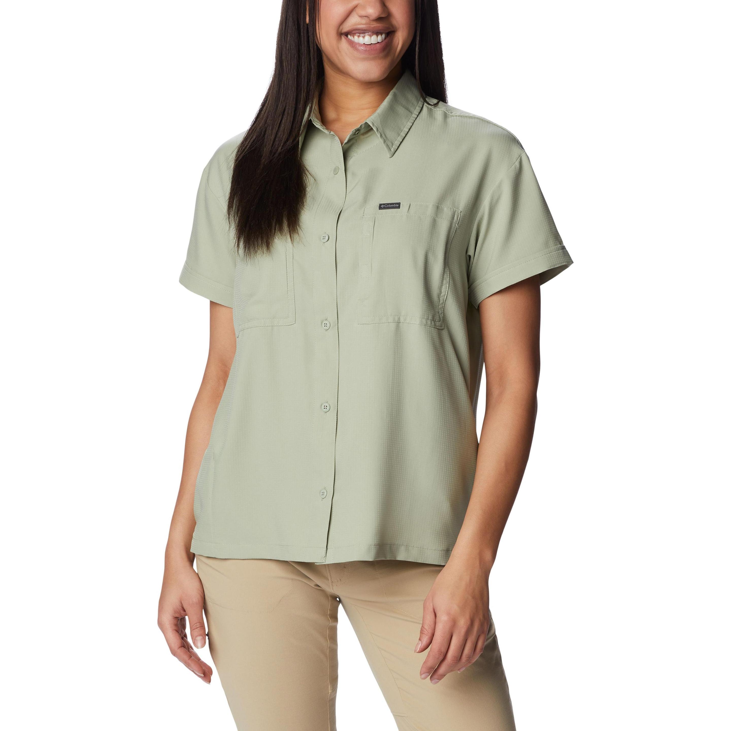Columbia, Damen, Hemd, Silver Ridge Utility SS Shirt, Grün, (L)