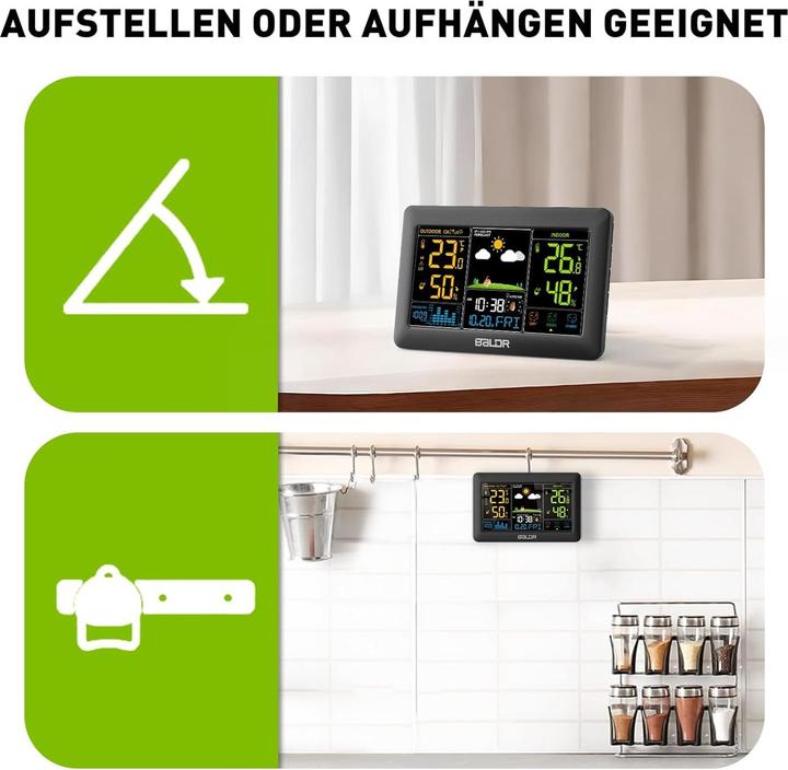 Actual product image Baldr Funk Wetterstation mit Aussensensor