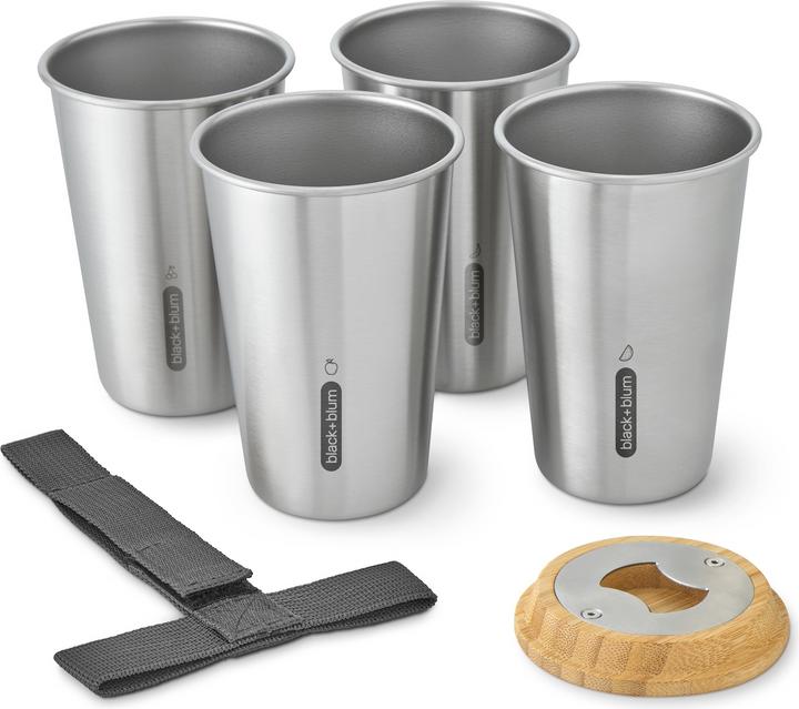 Produktbild Black + Blum Steel Cup Set - Edelstahl-Becher
