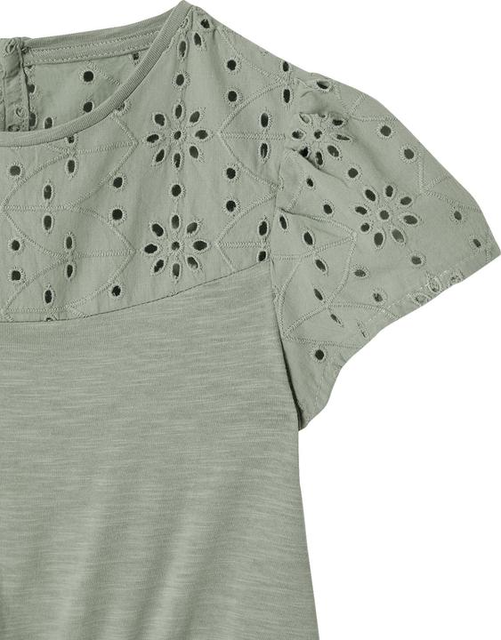 Image du produit Vertbaudet Mädchen Kleid mit Lochstickerei (98)