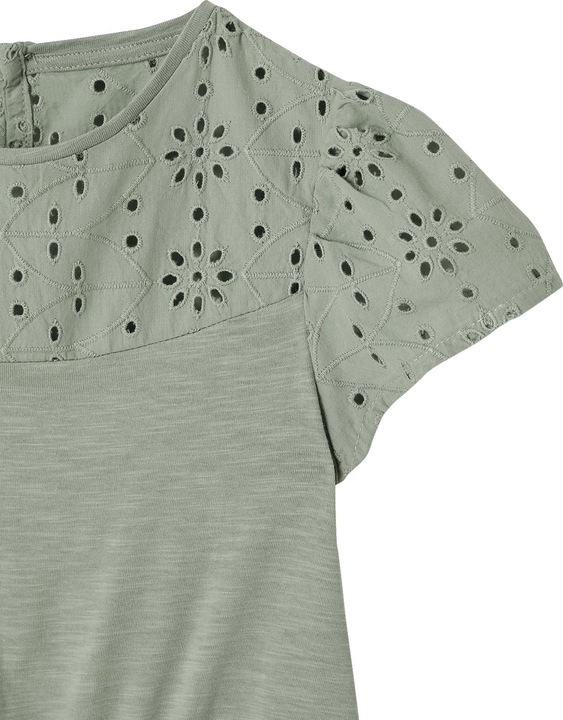 Actual product image Vertbaudet Mädchen Kleid mit Lochstickerei (98)