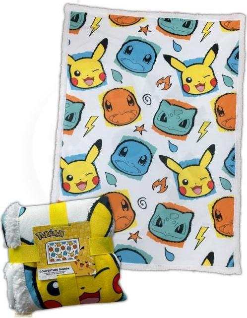 Produktbild Lyo Sherpa Decke: Pokémon - Face & Colour (100cmx150cm) (100 x 150 cm)