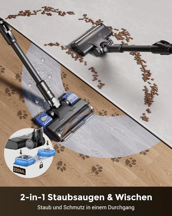 Image du produit Proscenic P20 Akku-Staubsauger mit Wischfunktion