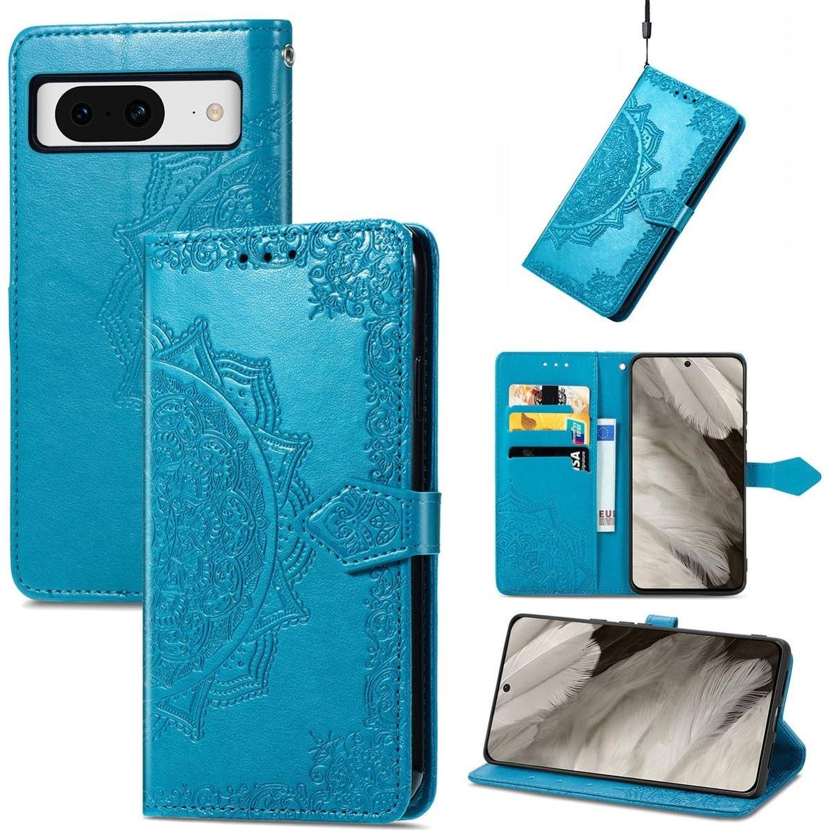 Thumbnail - König Design Hülle Handy Schutz für Google Pixel 8 Pro Case Cover Klapp Tasche Wallet Etuis (Google Pixel 8 Pro), Smartp...