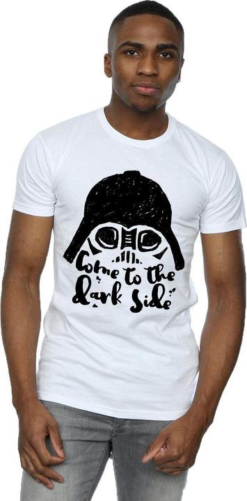 Immagine prodotto Star Wars Darth Vader Come To The Dark Side Sketch Maglietta Uomo (S)