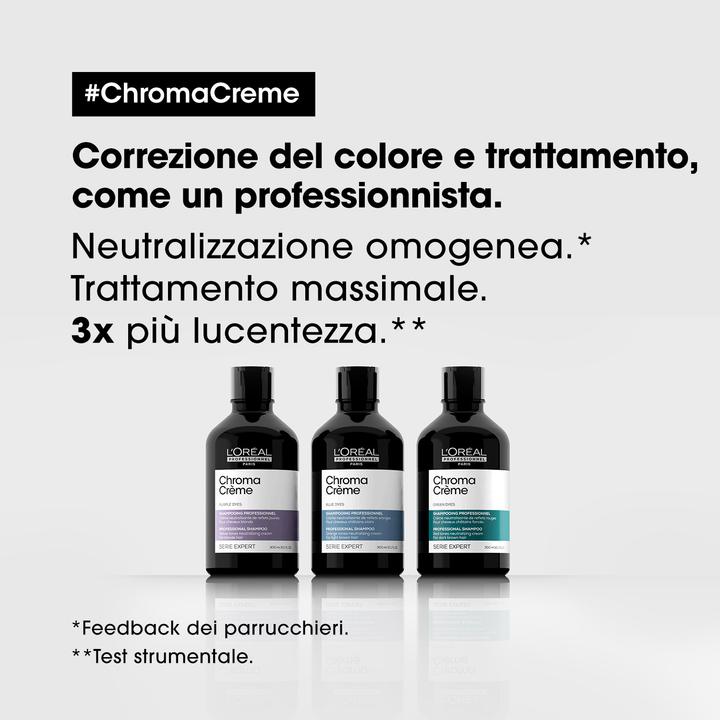 Produktbild L'Oréal Professionnel Série Expert Chroma Crème - Blue (300 ml, Flüssiges Shampoo)