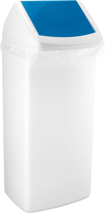 Produktbild Durable Wertstoffsammler 40 l H747xB320xT366mm weiss blau Deckel (40 l)