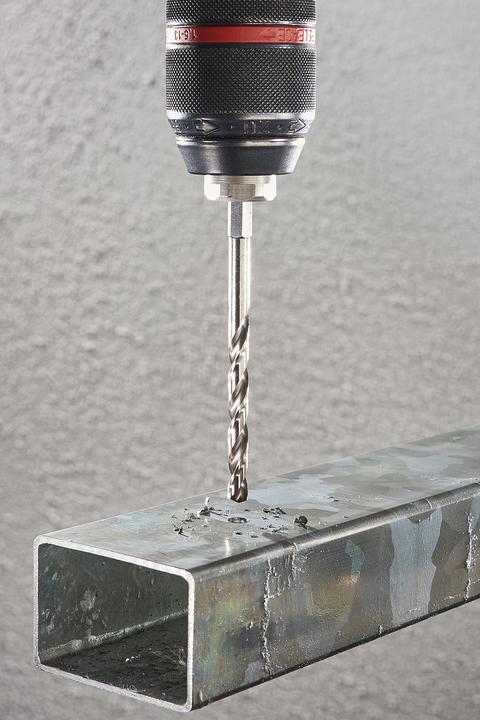 Actual product image wolfcraft wolfcraft 1 Metallbohrer HSS G, S=6-kt., ø4x53mm (4 mm)