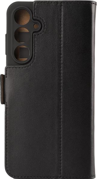 Actual product image Mike Galeli Book-Cover Echtleder Fabio black (Samsung Galaxy S25)