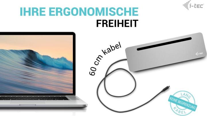Produktbild i-tec USB-C Metal Ergonomic (USB-C, 11 Ports)