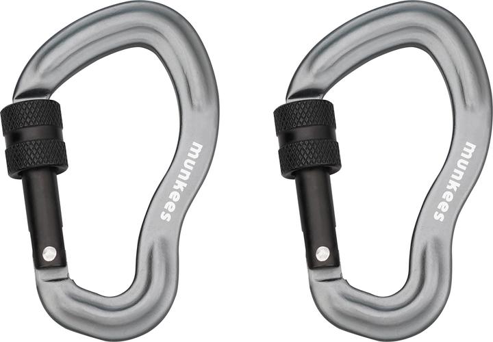 Immagine prodotto Munkees Karabiner mit Schraubverschluss "Ohr" 2er Pack